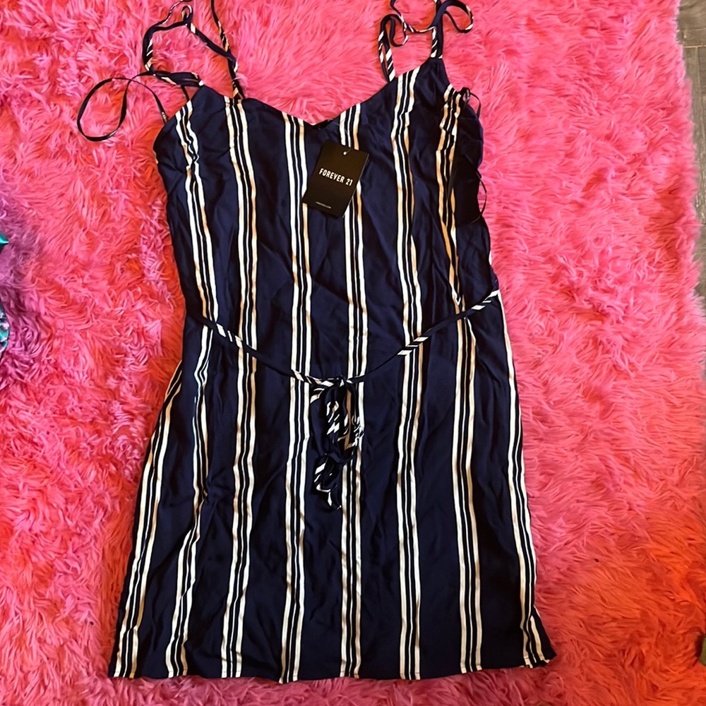 Woman woven summer dress